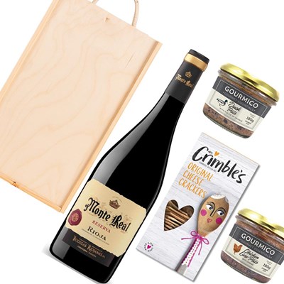 Monte Real Reserva 75cl Red Wine And Pate Gift Box